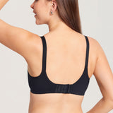 Gratlin Cotton Wireless Support Breastfeeding Bras Black