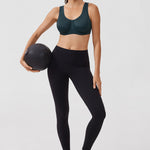 Women's High Impact Sports Bra Forest Dark Green @model_info:ES4