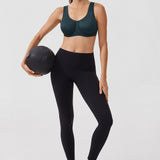 Women's High Impact Sports Bra Forest Dark Green @model_info:ES4