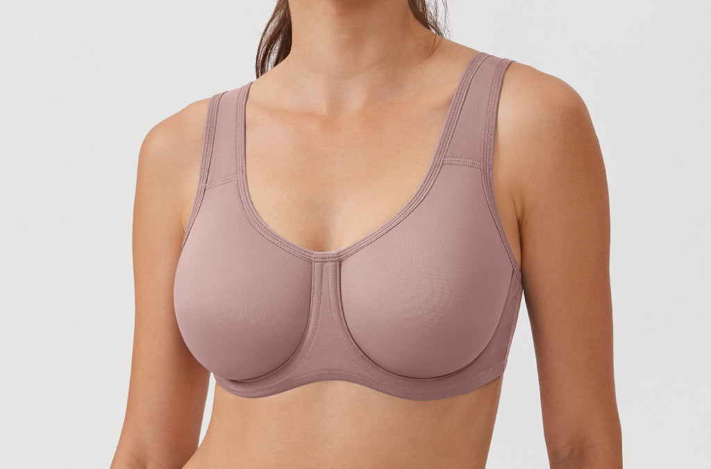 Women's High Impact Sports Bra Brick @model_info:ES1