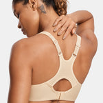 Women's Racerback Underwire Sport Bra Beige