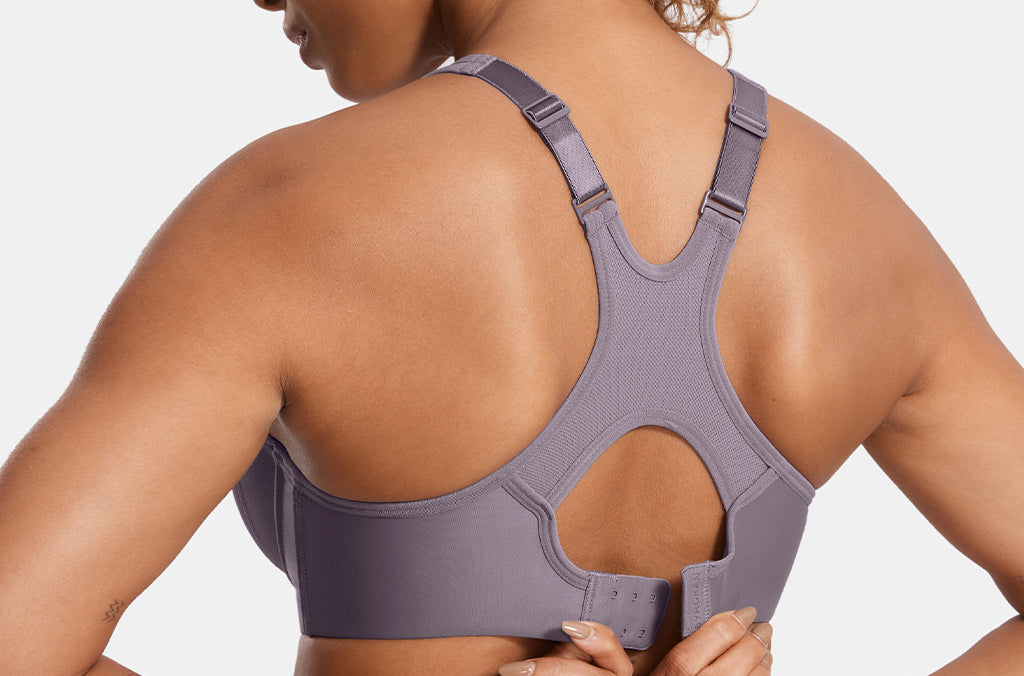 Women's Racerback Underwire Sport Bra Mist Grey