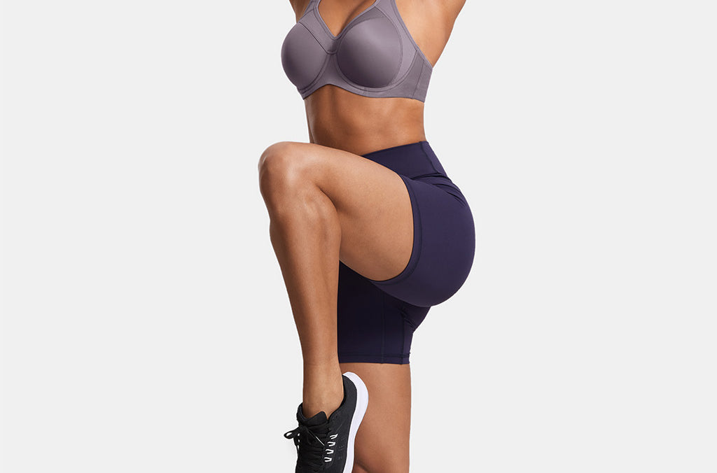 Women's Racerback Underwire Sport Bra Mist Grey