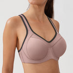 Women's Racerback Underwire Sport Bra Brick