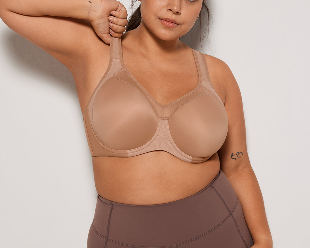 Women's Racerback Underwire Sport Bra Barely Buff