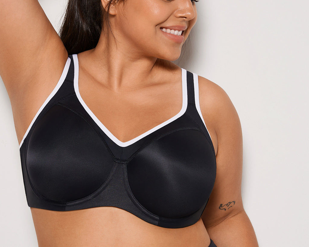 Women's Racerback Underwire Sport Bra Black