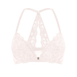 Women's Lacy Racerback Bra Black