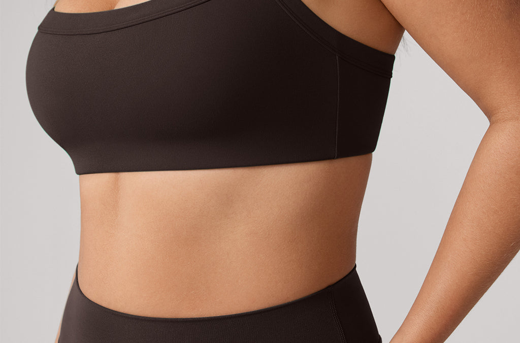 Women's Hugcurve Adjustable Square Workout Bra White