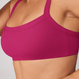 Women's Hugcurve Adjustable Square Workout Bra Clay Brown