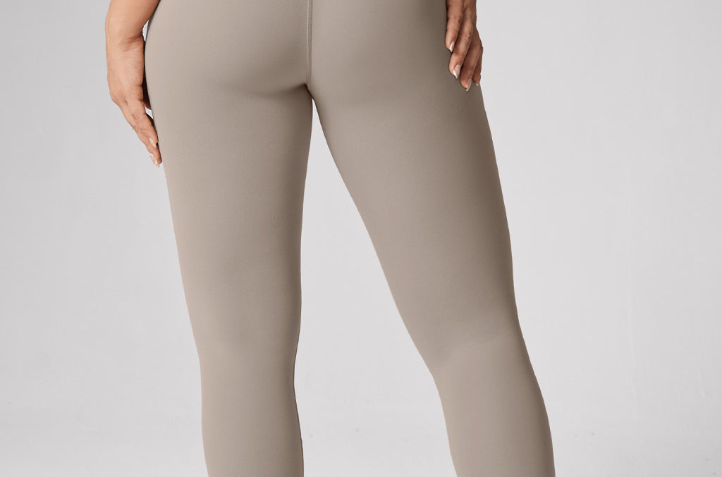 Women's Hugcurve No Front Seam Leggings 25" Creamy Latte