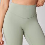 Women's Hugcurve No Front Seam Leggings 25" Desert Sage