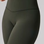 Women's Hugcurve No Front Seam Leggings 25" Rainforest Green