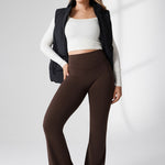 Women's Hugcurve No Front Seam Flare Leggings 31'' Black