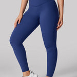 Women's Hugcurve Hidden Scrunch Butt Leggings 25" - No Front Seam Nightfall Blue