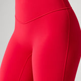 Women's Hugcurve Hidden Scrunch Butt Leggings 25" - No Front Seam Aurora Red