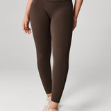 Women's Hugcurve Hidden Scrunch Butt Leggings 25" - No Front Seam Clay Brown