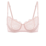 Women's Lace Balconette Underwire Bra Gentle Rose @model_info:ES1