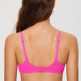 Women's Lace Balconette Underwire Bra Bright Fuchsia @model_info:ES2