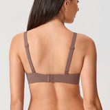 Women's Underwire Balconette Bra Brown Purple @model_info:ESA2