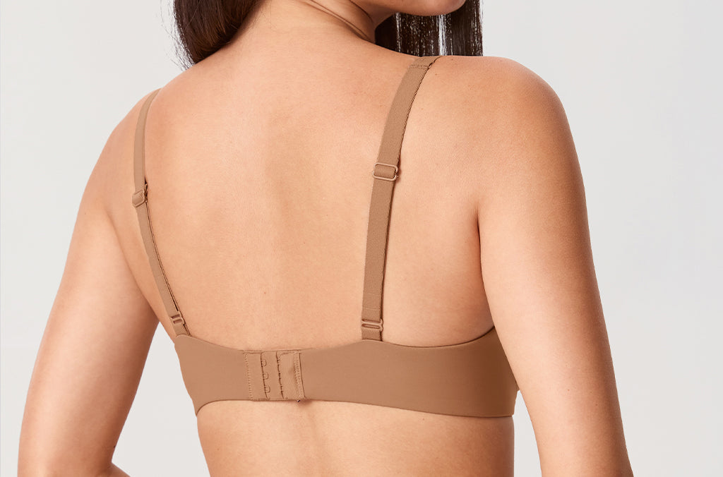 Women's Underwire Balconette Bra Gravel Beige @model_info:ESA2