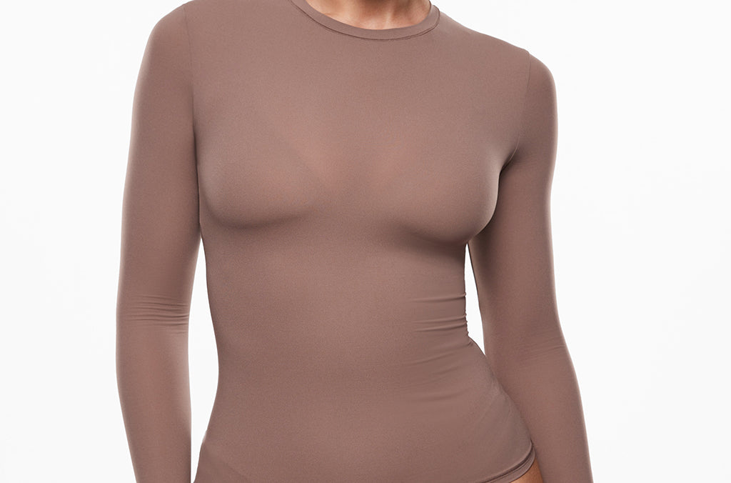 Women's Single-Layer Basic Long Sleeve Shirts Brown Purple