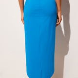 Women's Sexy Beach Cover Up Skirt Madagascar Blue