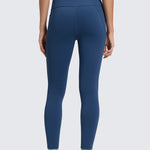 CRZ YOGA Women's Yoga Leggings 25" with Pockets French Navy