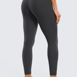 CRZ YOGA Women's Yoga Leggings 25" with Pockets Mysterious Grey