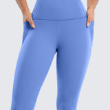 CRZ YOGA Women's Yoga Leggings 25" with Pockets Wild Indigo