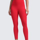 CRZ YOGA Women's Yoga Leggings 25" with Pockets Aurora Red