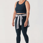 CRZ YOGA Women's Yoga Leggings 25" with Pockets True Navy