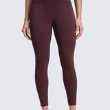 CRZ YOGA Women's Yoga Leggings 25" with Pockets Ripe Plum