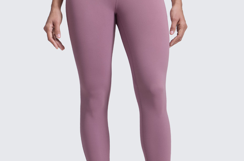 CRZ YOGA Women's Yoga Leggings 25" with Pockets Light Lavender