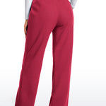 CRZ YOGA Women's Cotton Fleece Lined Sweatpants 30" Dove Grey Heather