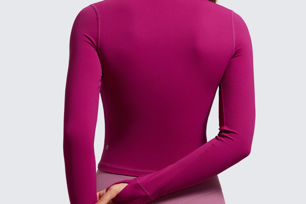 Women's Butterluxe Cropped Outerwear Full Zip Jackets Black