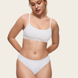 Women's Cheeky High Cut Bikini 3 Pack Basic 3 (3pack)