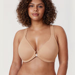 Women's Plunge Racerback Front Closure Bra Gentle Rose