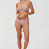 Women's Beauty Lace Bra Brown