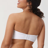 Women's Underwire Strapless Bra White @model_info:E2