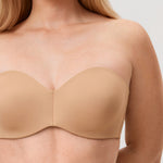 Women's Underwire Strapless Bra Natural @model_info:ES3