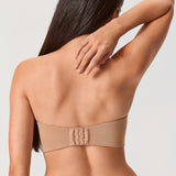 Women's Underwire Strapless Bra Natural @model_info:ESA2