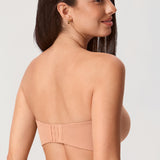 Women's Underwire Strapless Bra Barely Buff @model_info:ESA2