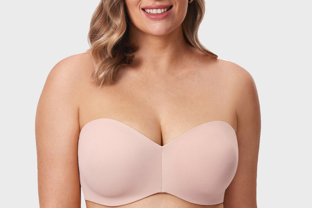 Women's Underwire Strapless Bra White