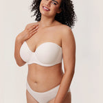 Women's Classic Strapless Bra Coconut White