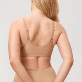 Women's Seamless U-back Front Closure Bra Barely Buff