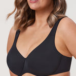 Women's Unlined Minimizer Bra Gravel Beige