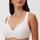 Women's Unlined Minimizer Bra Gravel Beige