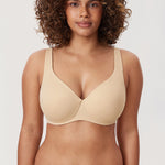 Women's Unlined Minimizer Bra Gravel Beige