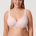 Women's Unlined Minimizer Bra White