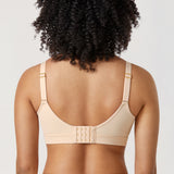 Women's Full Coverage Wireless Unlined Bra Rose White
